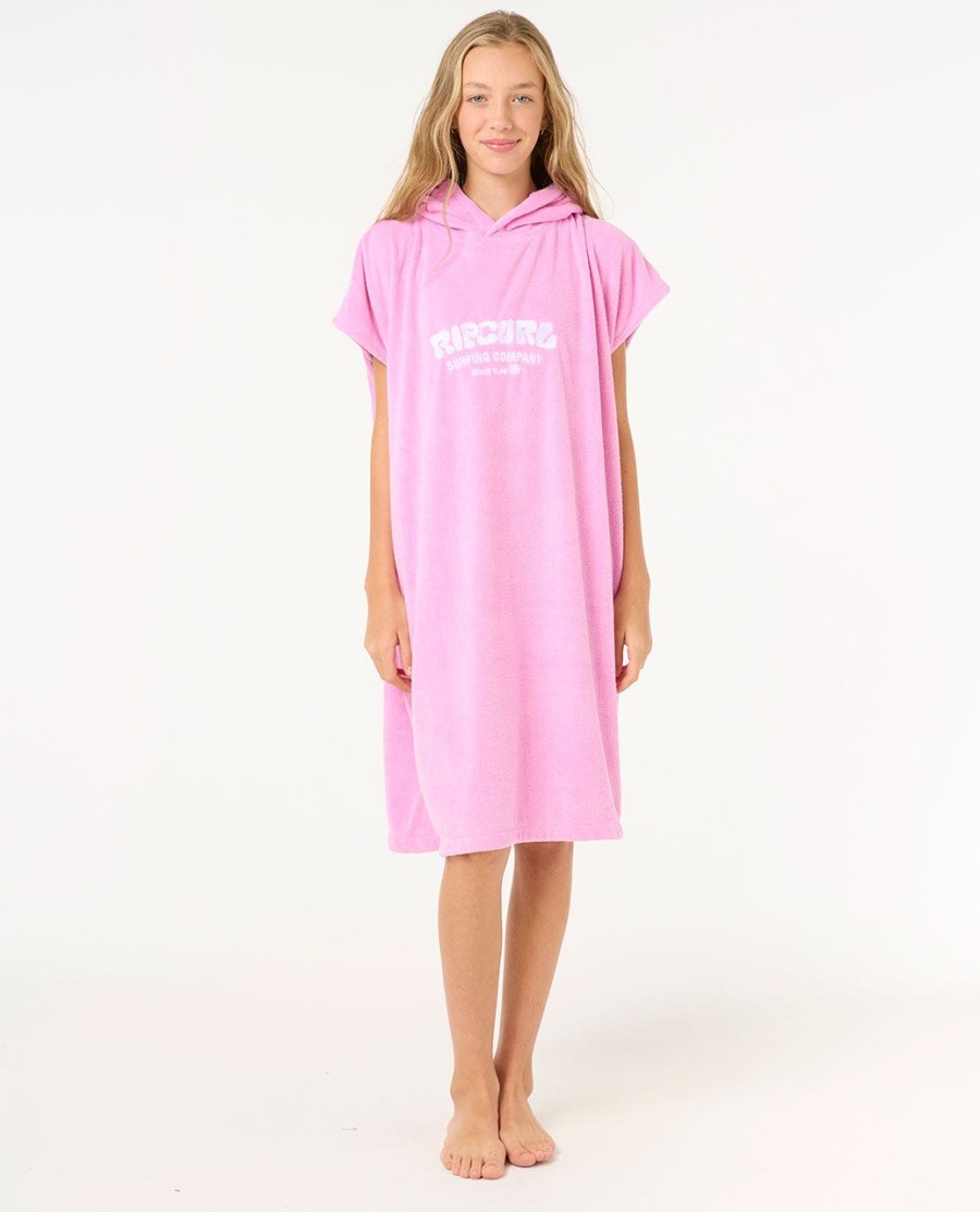 klassieke surfhanddoek met capuchon - meisjes 8-14 jaar