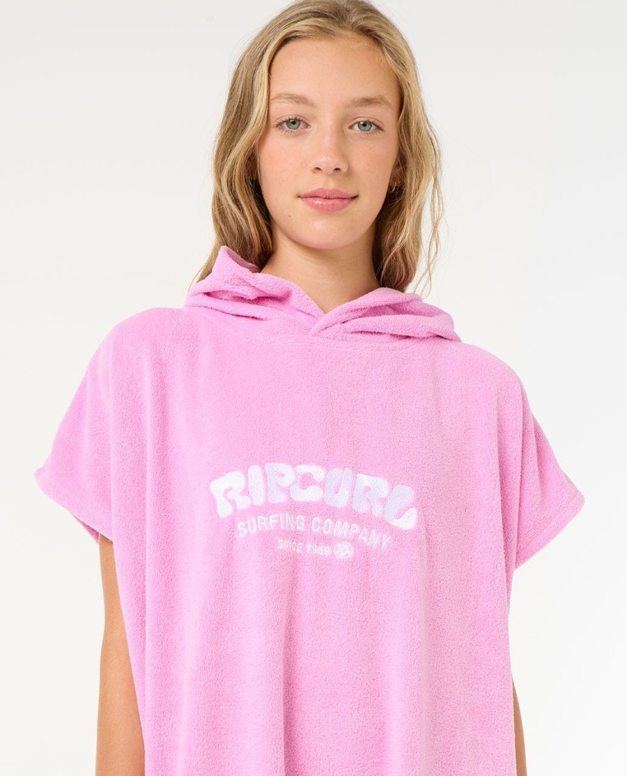 klassieke surfhanddoek met capuchon - meisjes 8-14 jaar