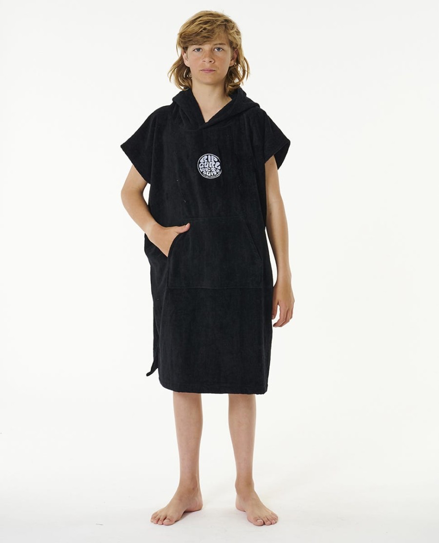 kinderhanddoek met capuchon en logo