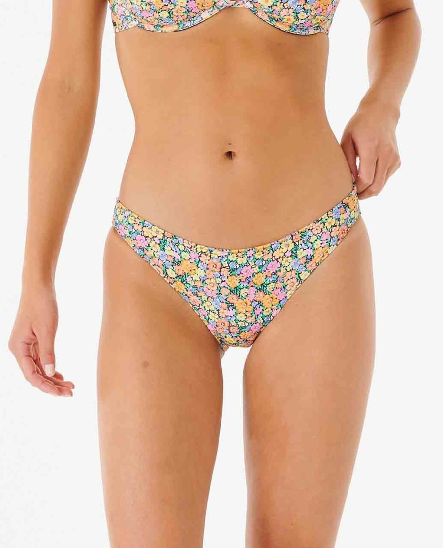 afterglow floral full coverage bikini bottom