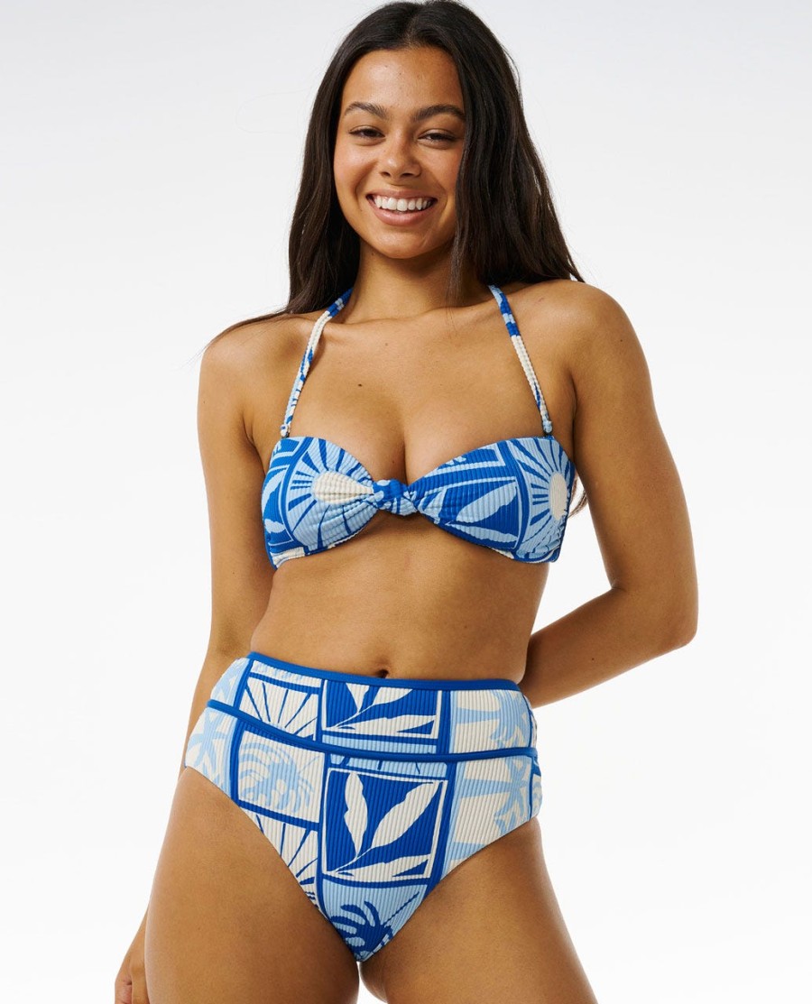 santorini sun bikinibroekje met hoge taille en goede dekking