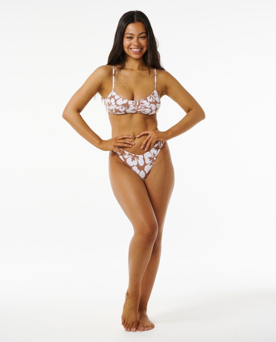hibiscus heat hi cut cheeky covery bikini bottom