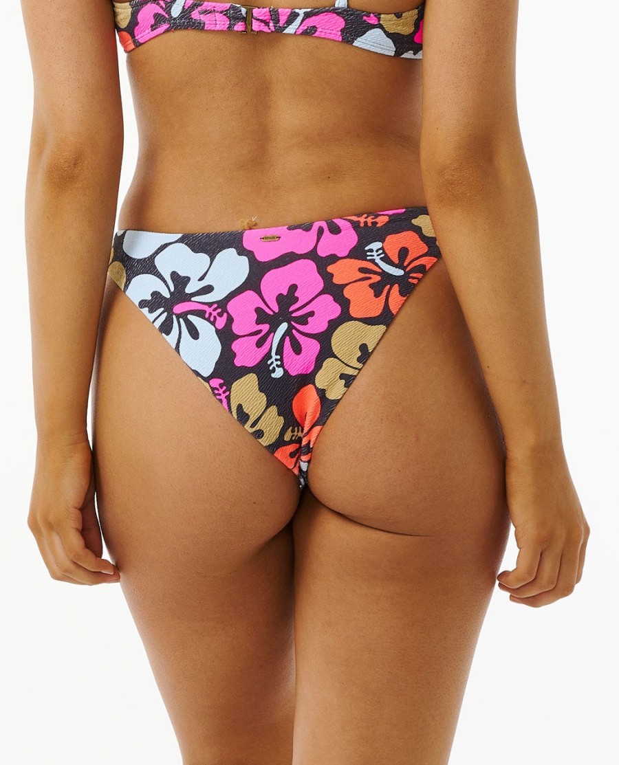 hibiscus heat hi cut cheeky covery bikini bottom