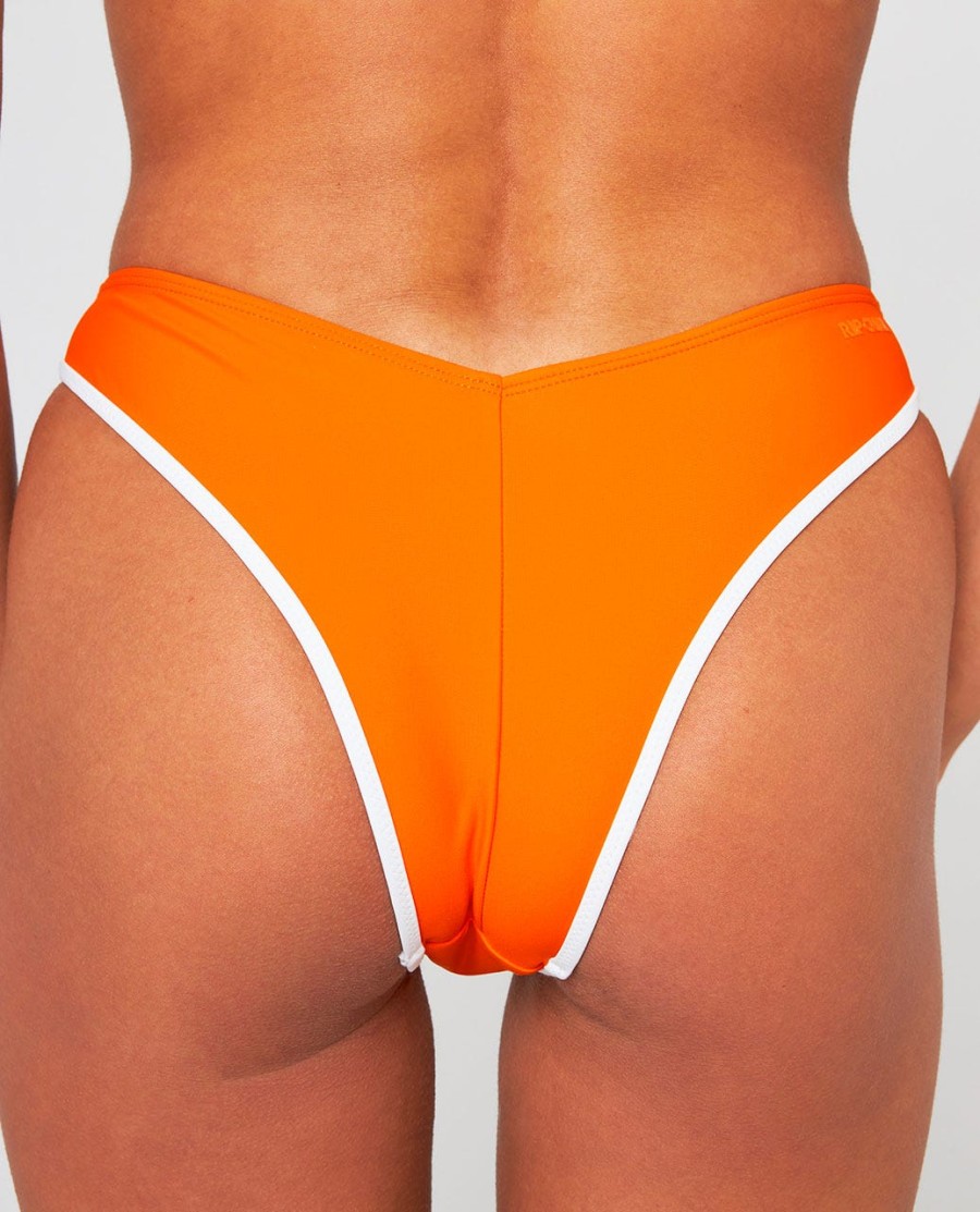 bikinibroekje met hoge beenuitsnijding en minimale bedekking