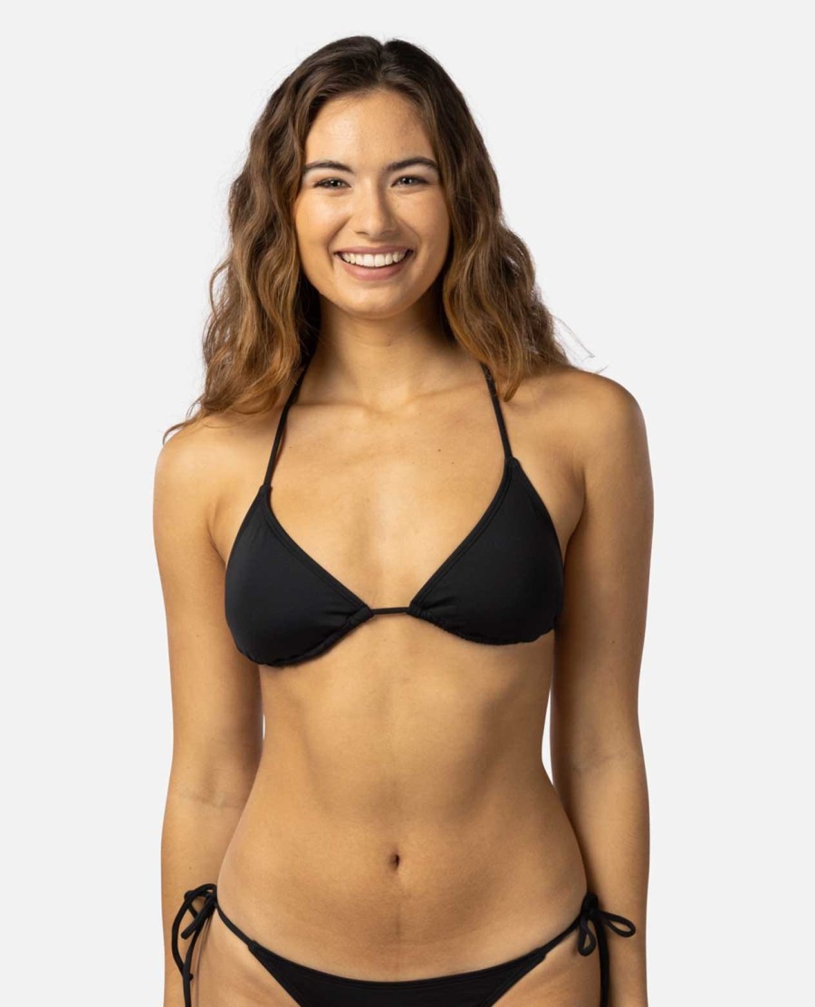 klassieke surf bikinitop met schuifdriehoek