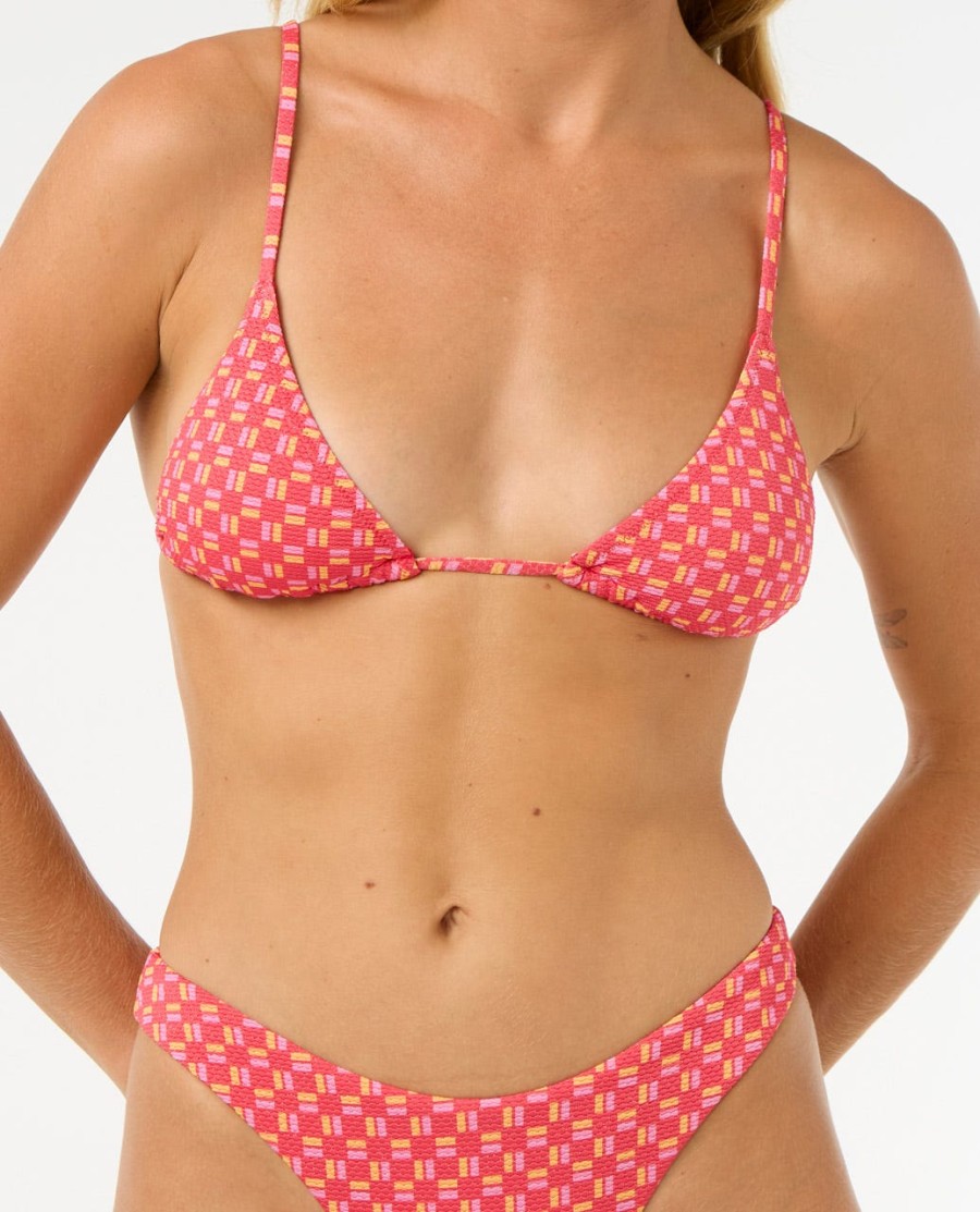 shell cove verschuifbare driehoekige bikinitop