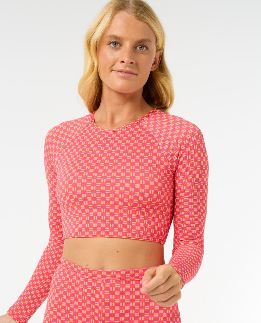 shell cove crop rash guard