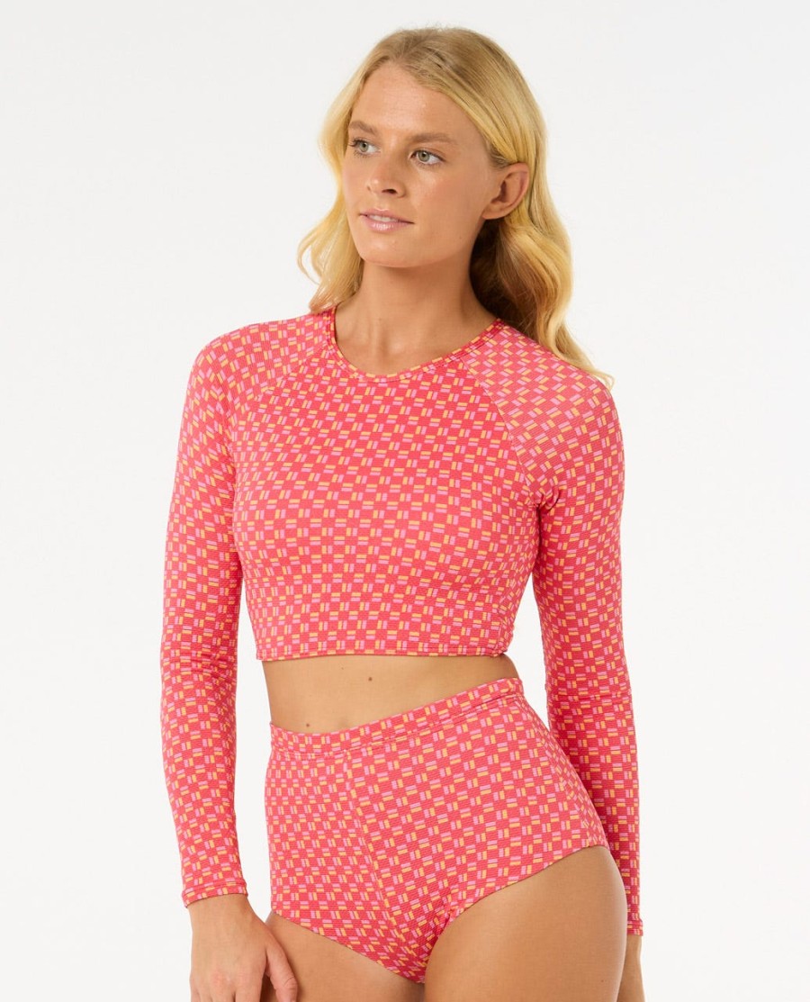 shell cove crop rash guard