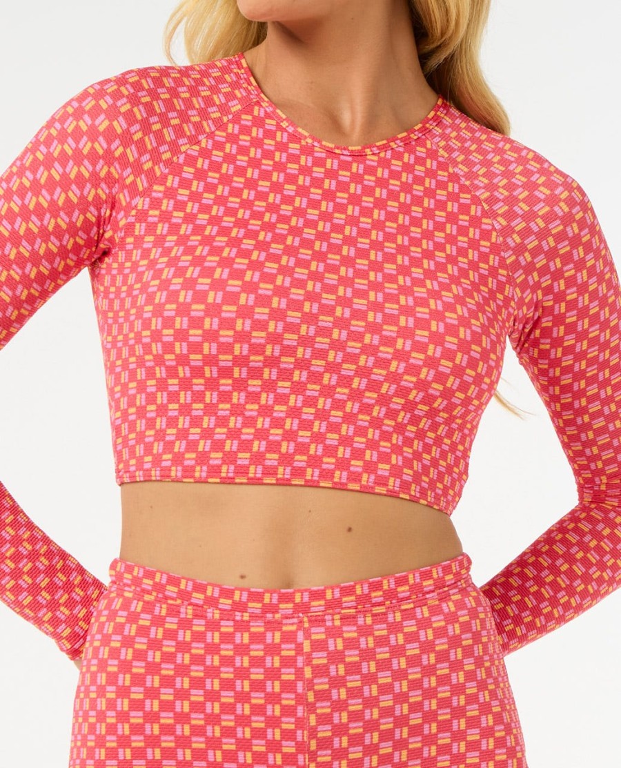 shell cove crop rash guard