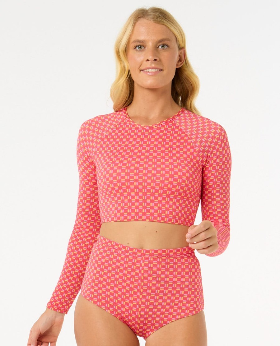 shell cove crop rash guard