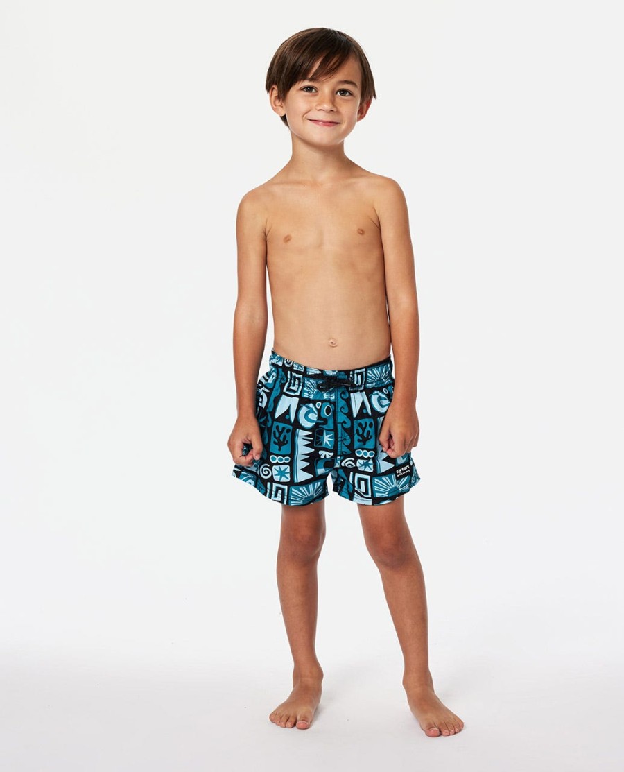 surf geo volley boardshorts - jongens 1-8 jaar