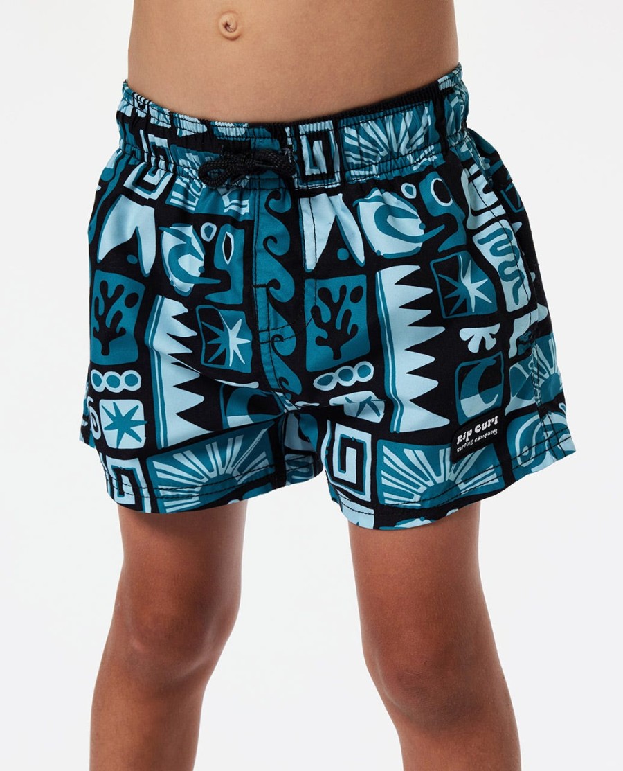 surf geo volley boardshorts - jongens 1-8 jaar