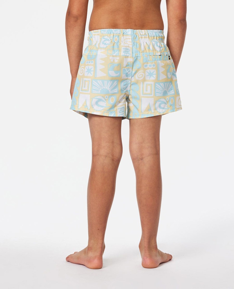 surf geo volley boardshorts - jongens 1-8 jaar