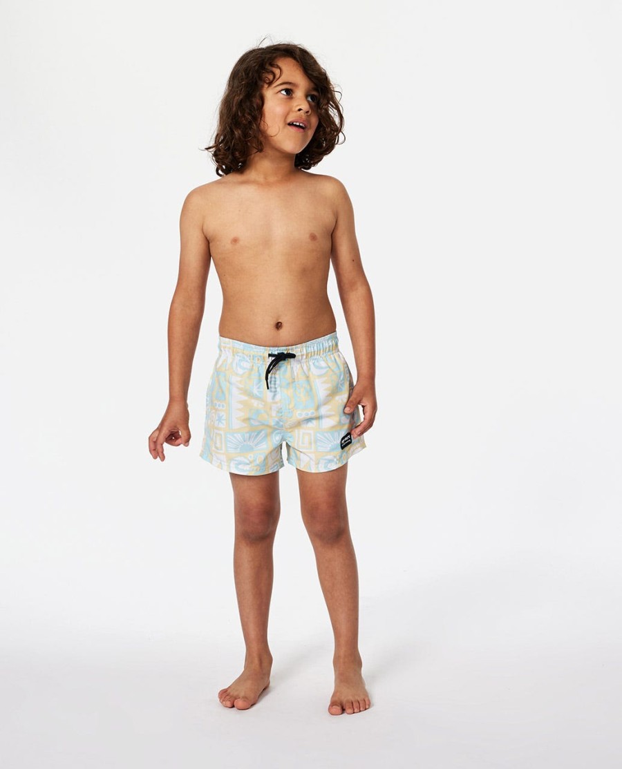 surf geo volley boardshorts - jongens 1-8 jaar