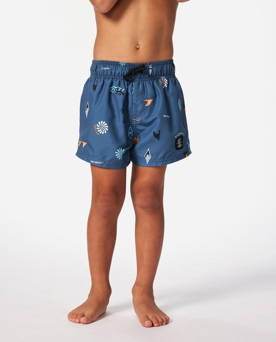 grom energy volley boardshorts - jongens 2-8 jaar