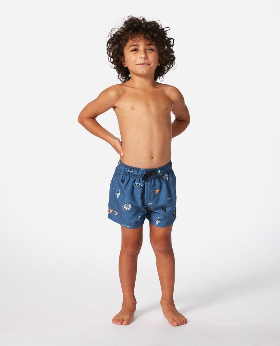 grom energy volley boardshorts - jongens 2-8 jaar