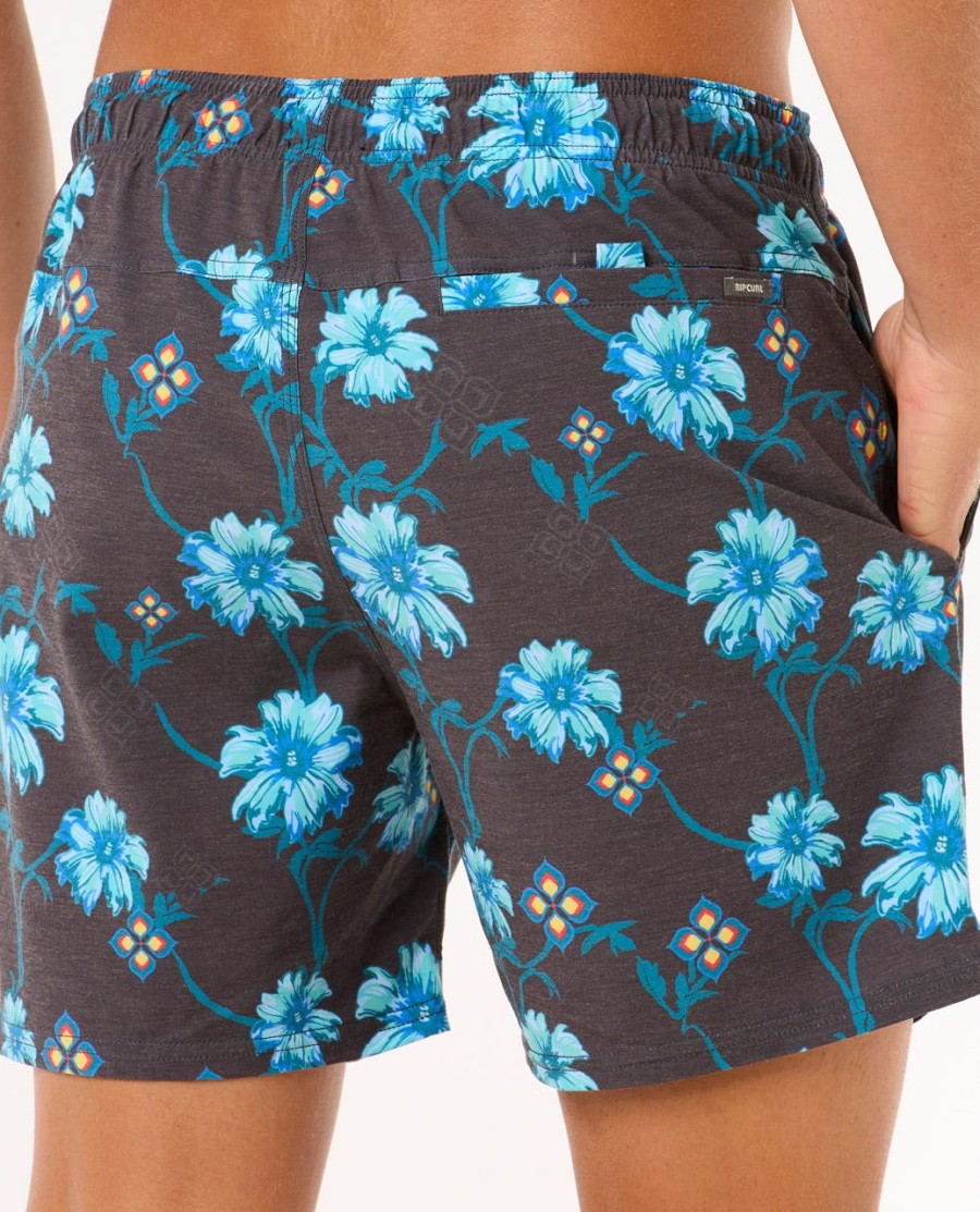 surf revival floral volley 16 boardshorts