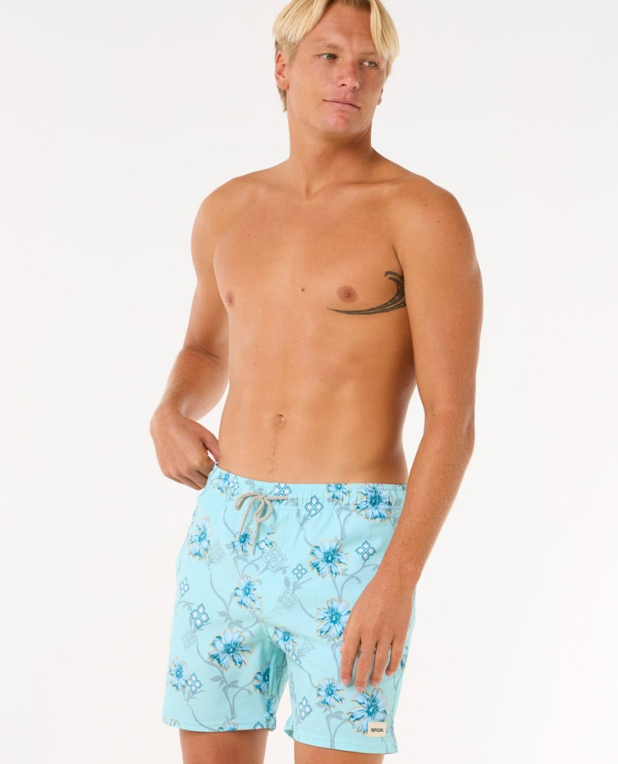 surf revival floral volley 16 boardshorts