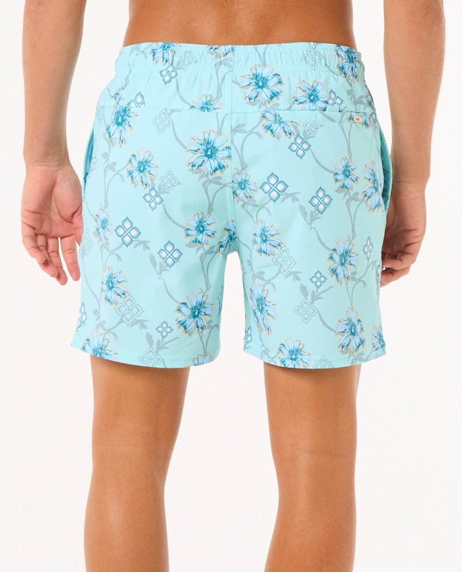 surf revival floral volley 16 boardshorts