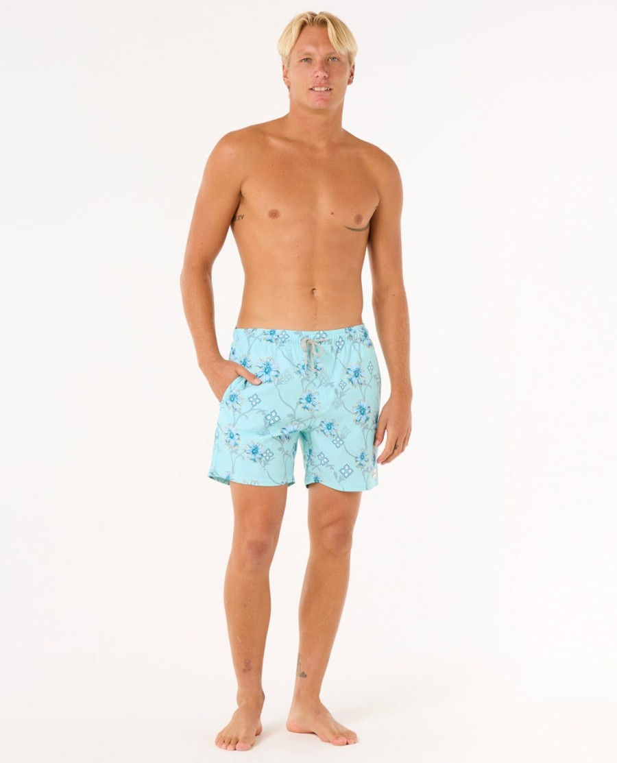 surf revival floral volley 16 boardshorts