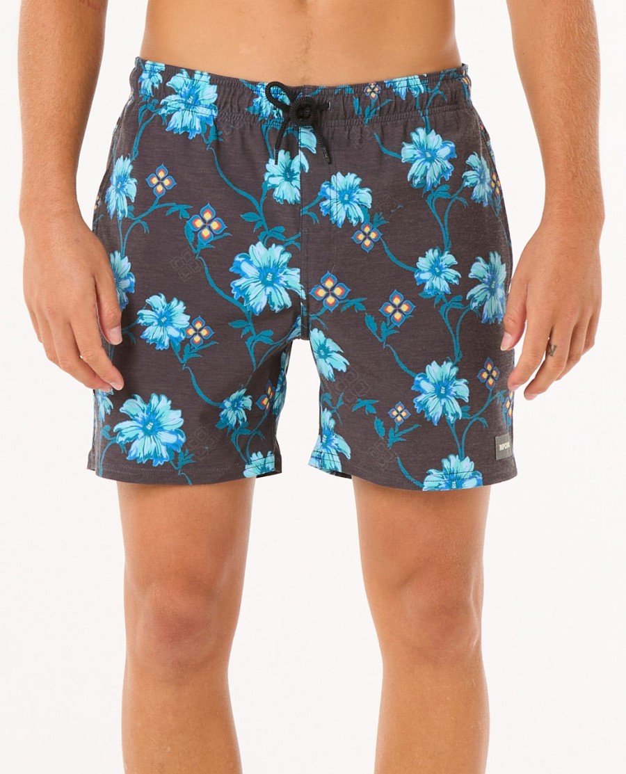 surf revival floral volley 16 boardshorts