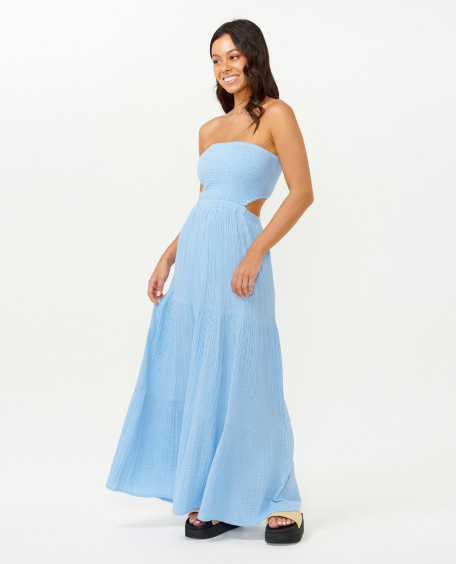 premium surf maxi jurk