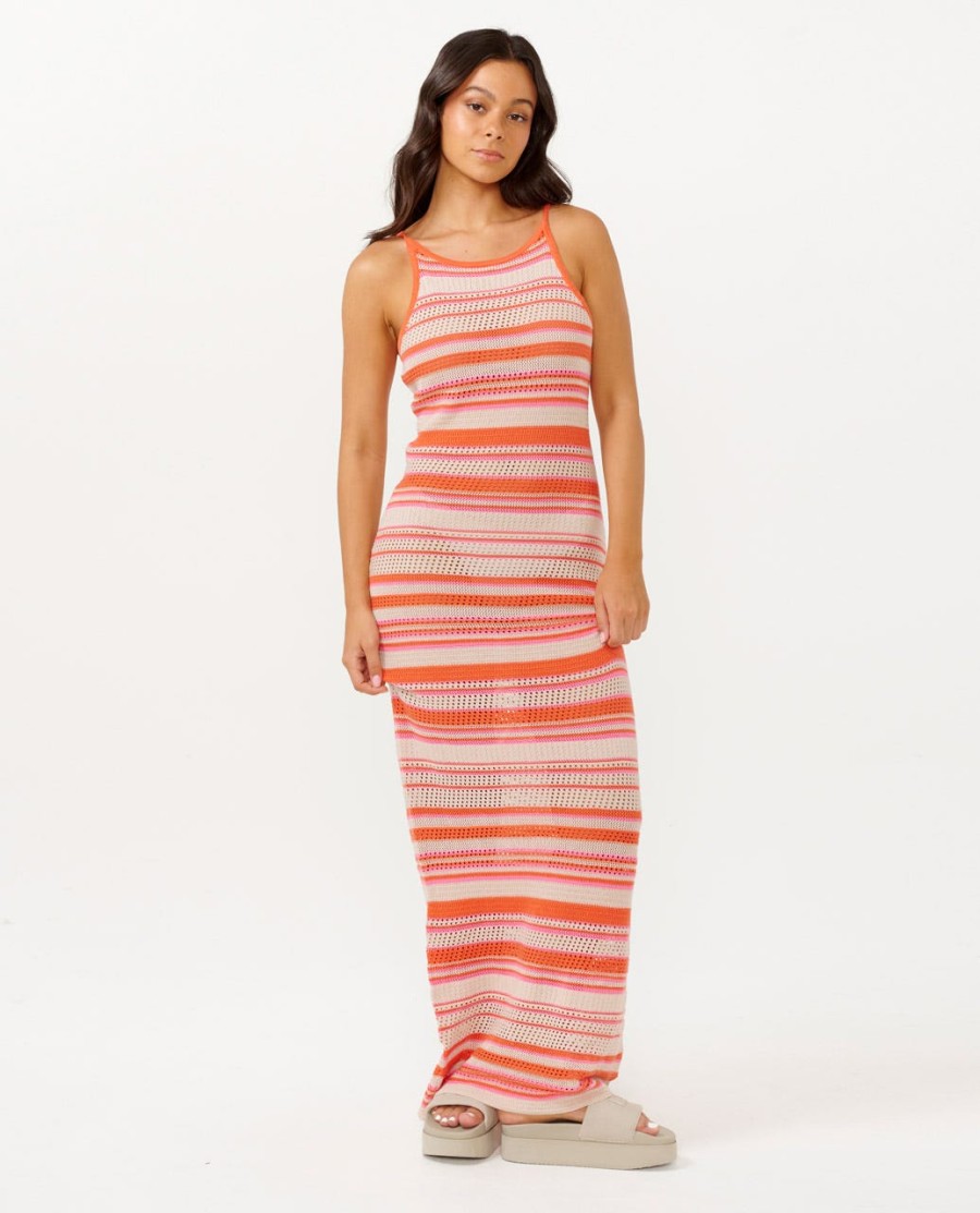 sun to sea gehaakte maxi-jurk