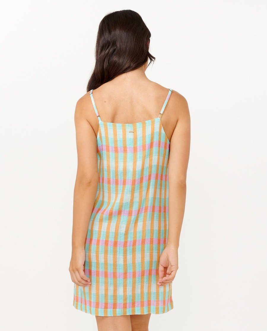 sun to sea geruite mini-jurk