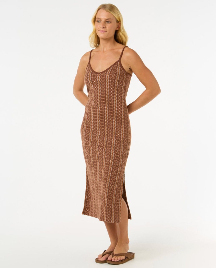 san carlos jacquard gebreide midi-jurk