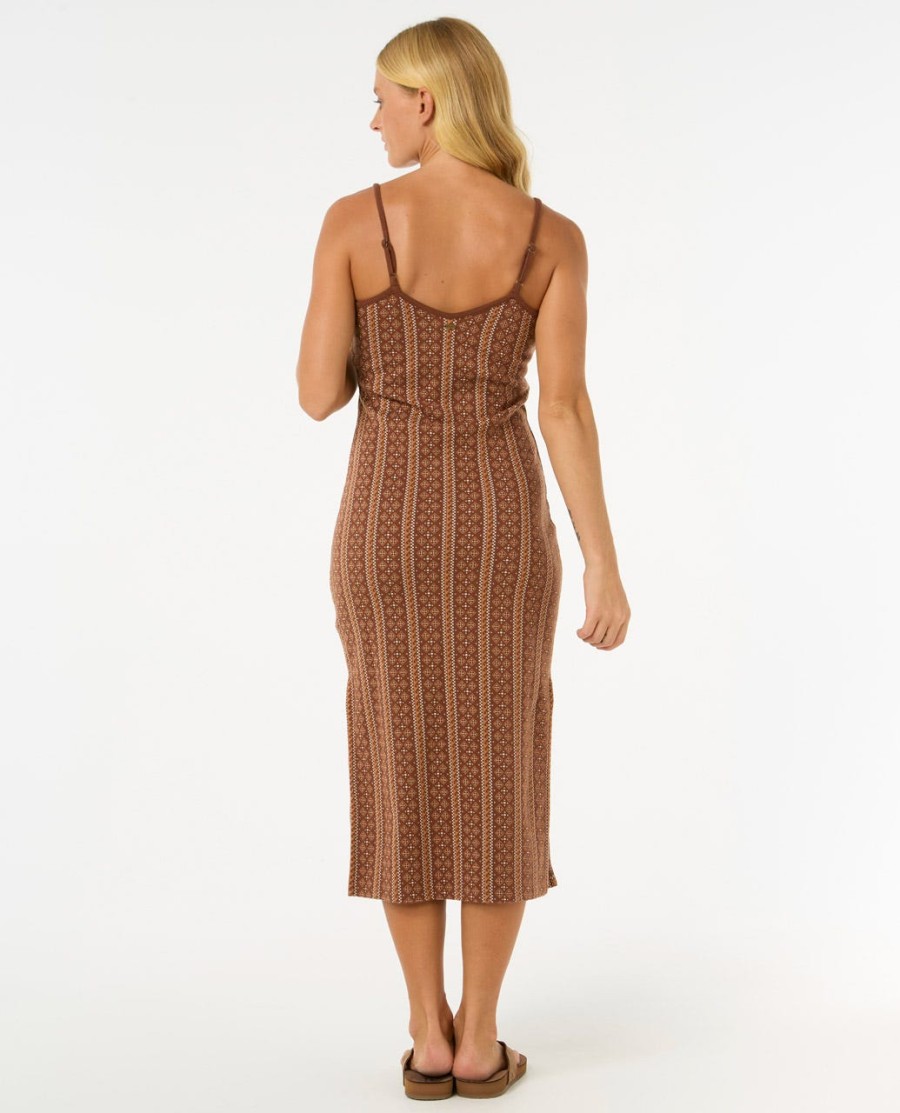san carlos jacquard gebreide midi-jurk