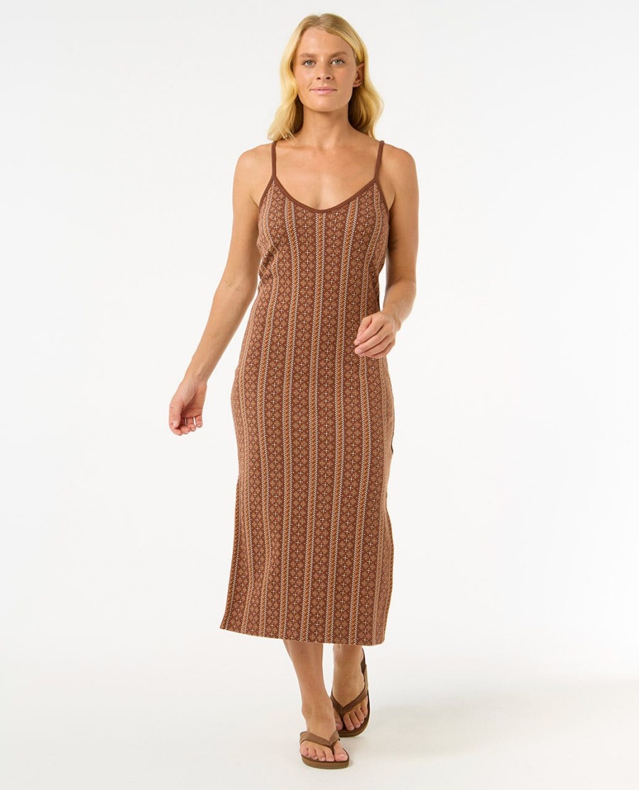 san carlos jacquard gebreide midi-jurk