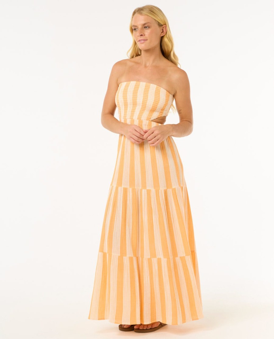 premium maxi-jurk met surfstrepen
