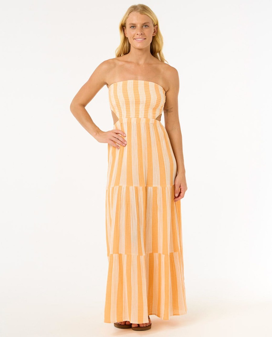 premium maxi-jurk met surfstrepen