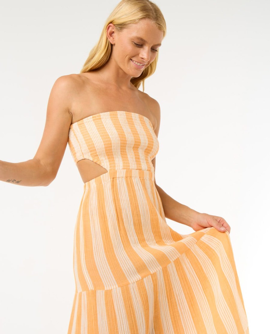 premium maxi-jurk met surfstrepen