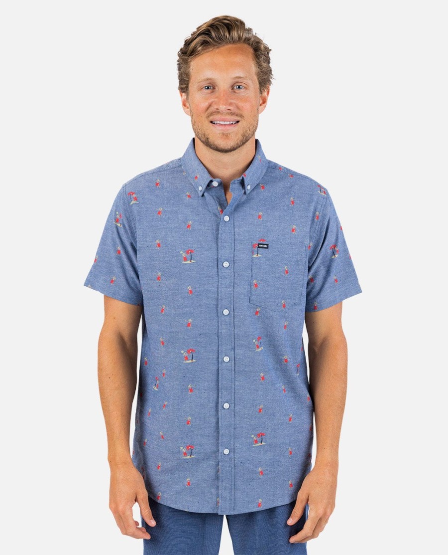 hula breach t-shirt met korte mouwen