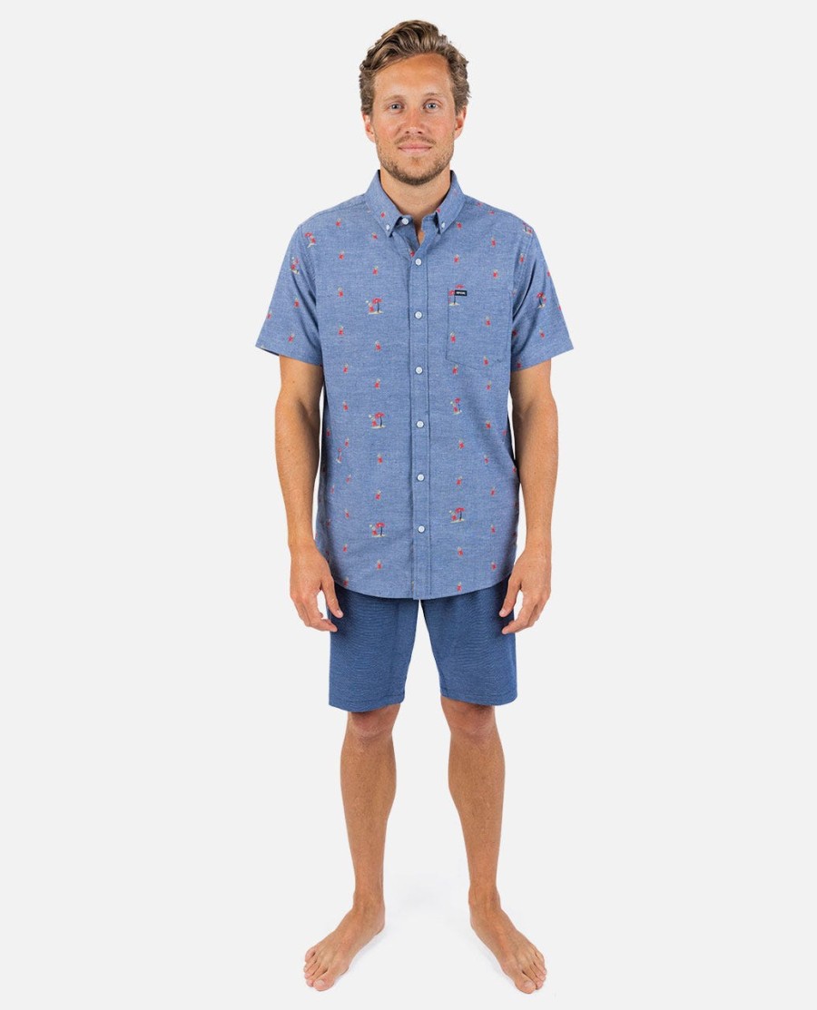 hula breach t-shirt met korte mouwen