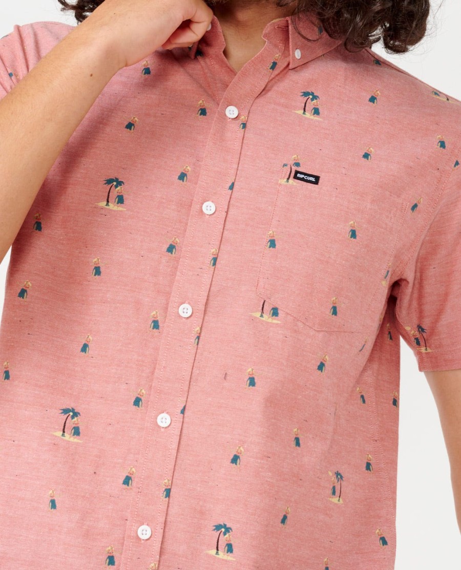 hula breach t-shirt met korte mouwen
