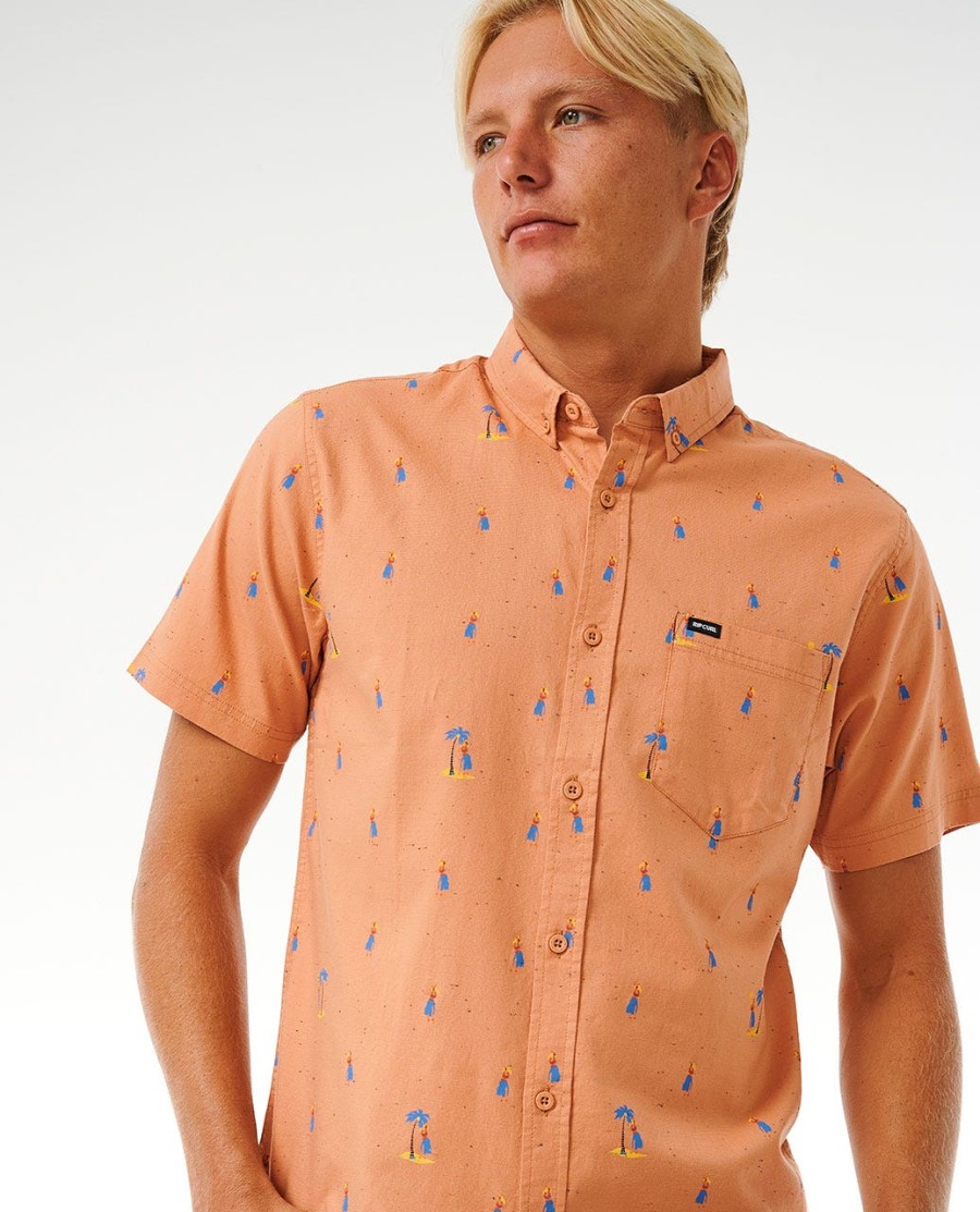 hula breach t-shirt met korte mouwen