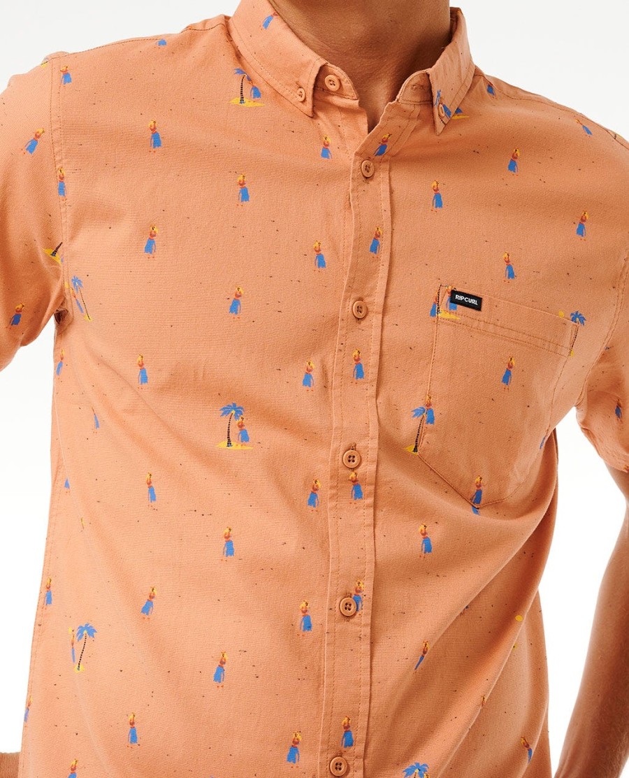 hula breach t-shirt met korte mouwen