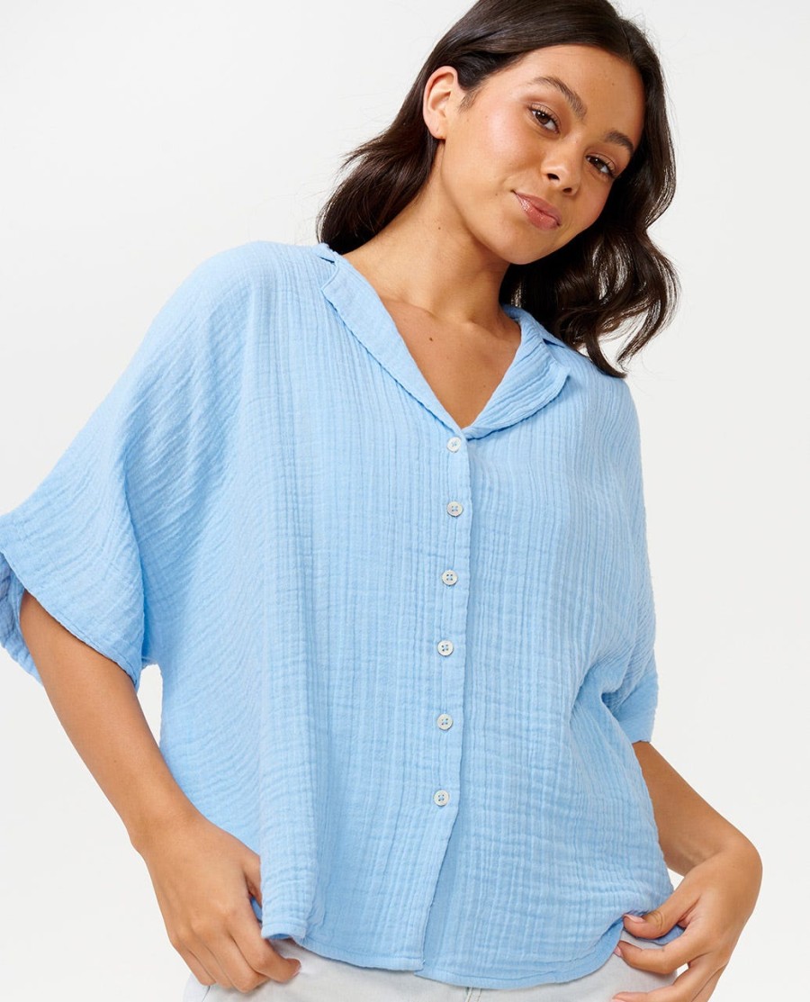premium surfshirt met korte mouwen