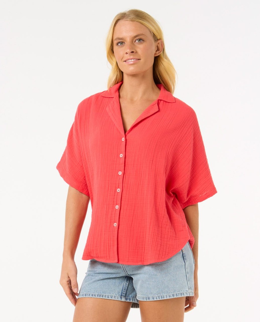 premium surfshirt met korte mouwen