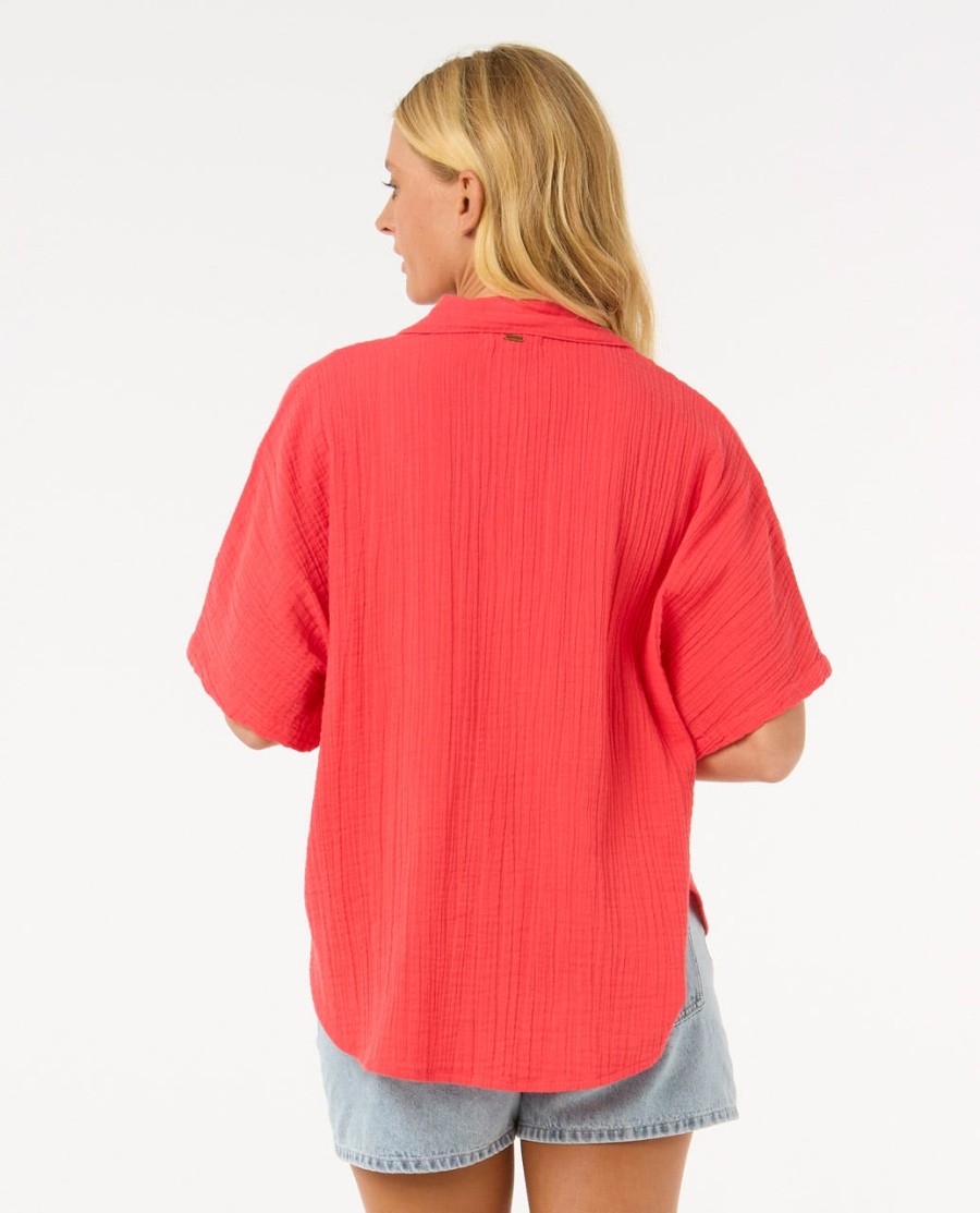 premium surfshirt met korte mouwen