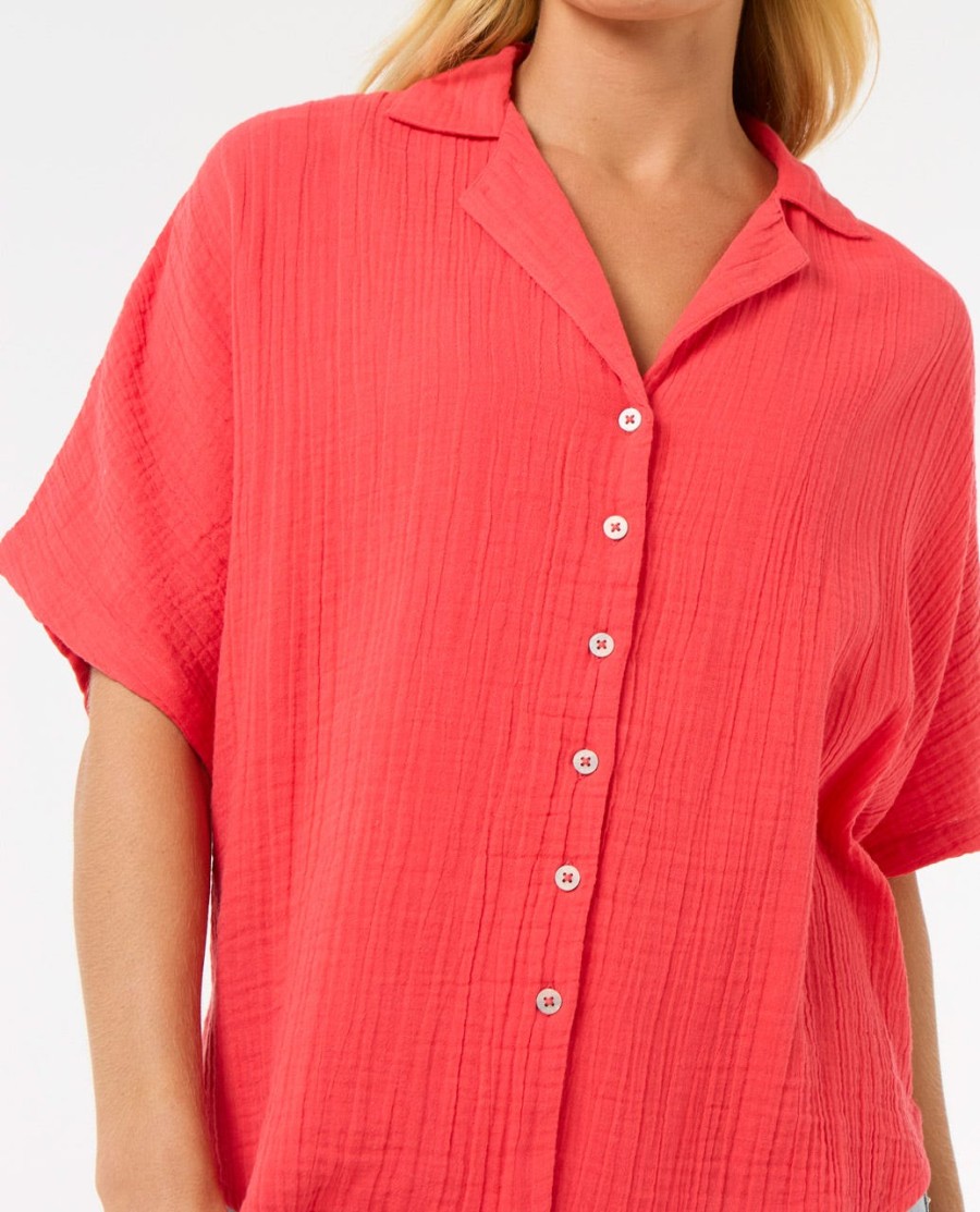 premium surfshirt met korte mouwen