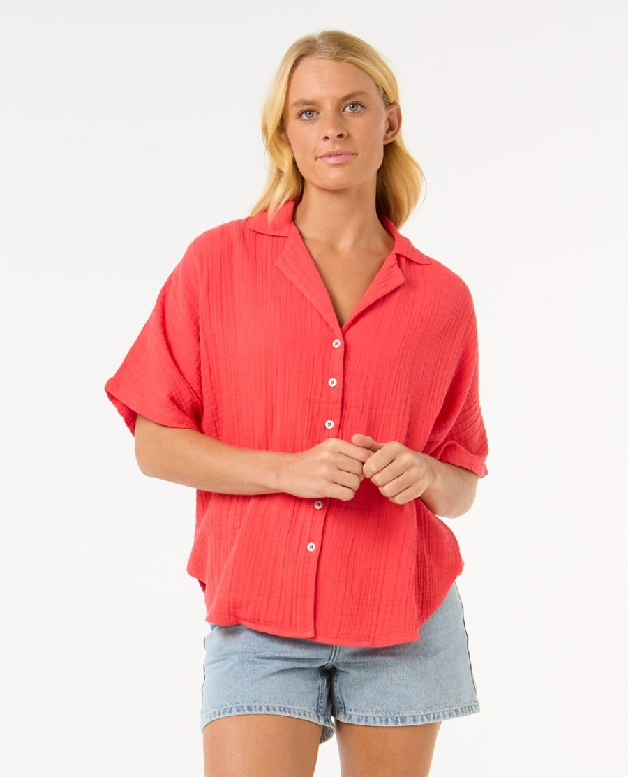 premium surfshirt met korte mouwen