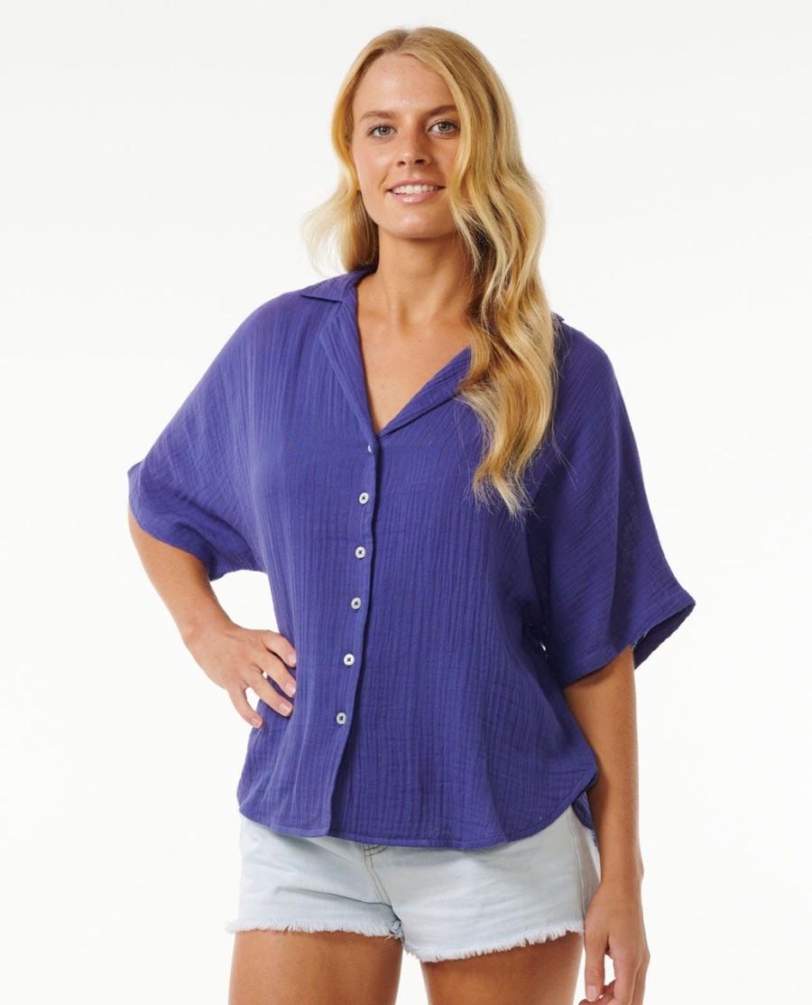 premium surfshirt met korte mouwen