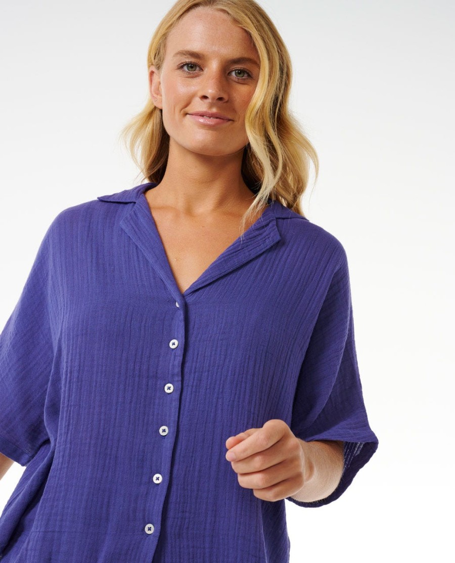 premium surfshirt met korte mouwen