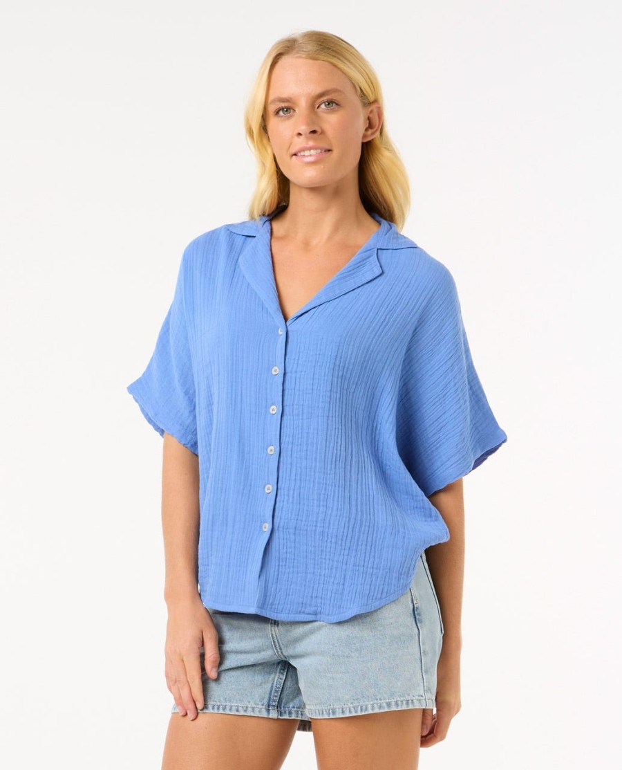premium surfshirt met korte mouwen