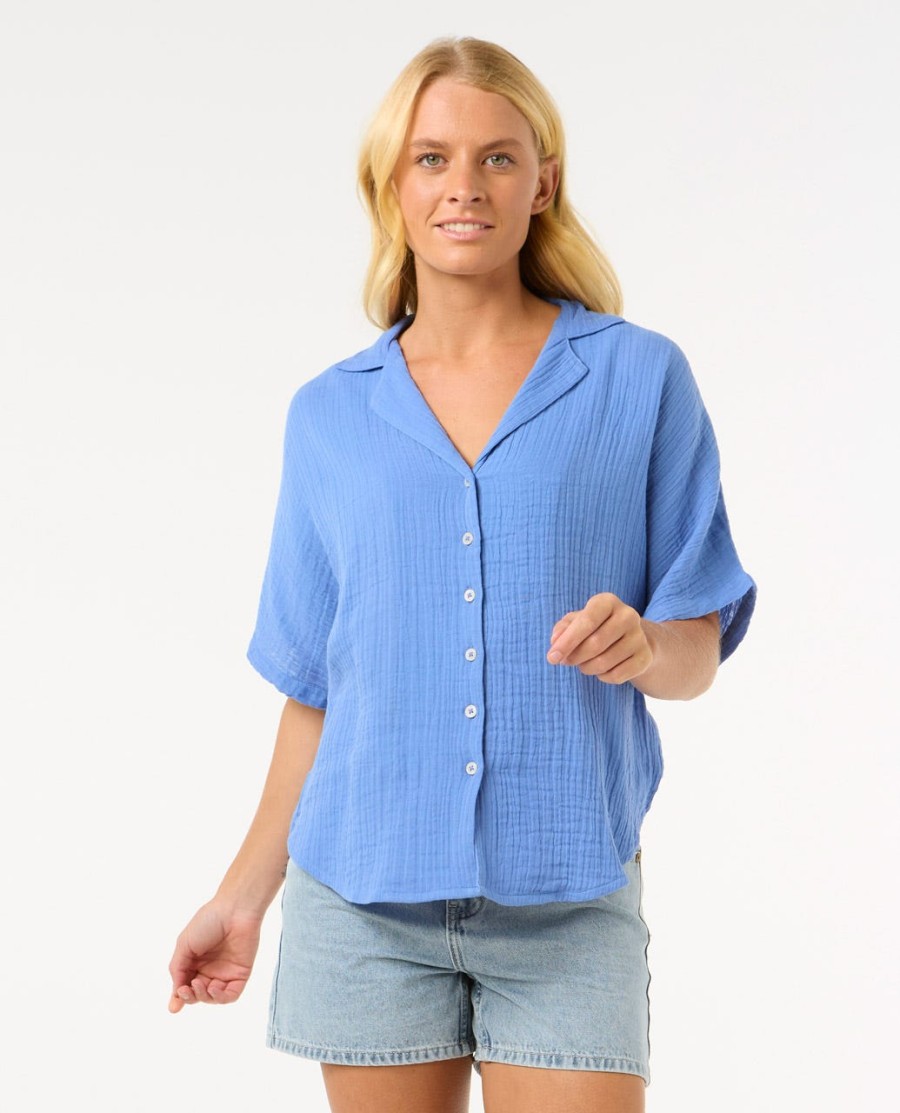 premium surfshirt met korte mouwen