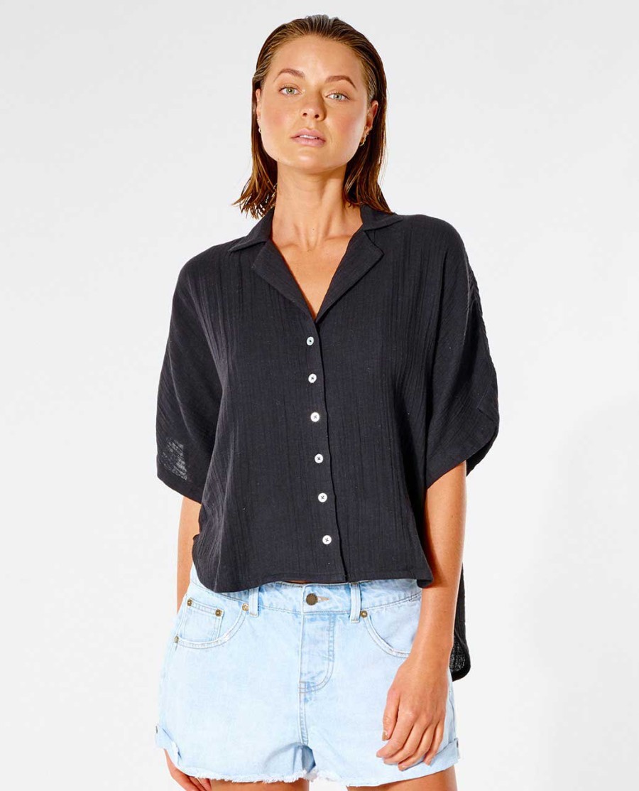 premium surfshirt met korte mouwen