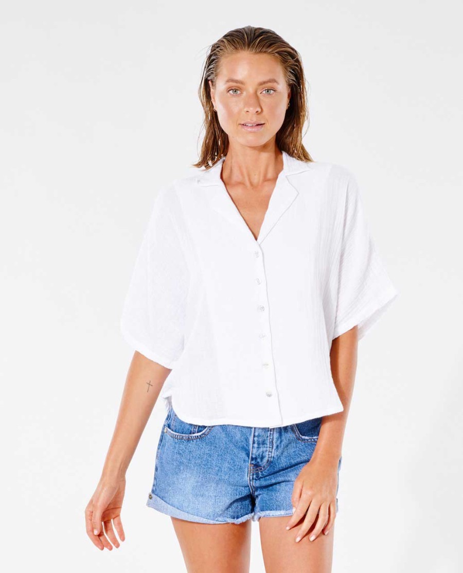 premium surfshirt met korte mouwen